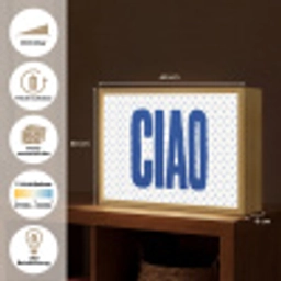 Ciao - Stippen - Roze - Wit Light Box met batterij (Wandlamp) middel -USP_websiteoverzichtDE