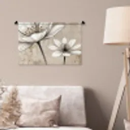 Modern - Design - Wit Wandkleed katoen klein -sfeer4