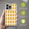 Geometrisch - Patroon - Geel - Roze Hoesje iPhone 16 Pro Max met koord klein 804 -sfeer2_NL