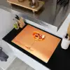 Drank - Oranje - Glitter - Disco Inductie beschemer met haakjes klein -sfeer1