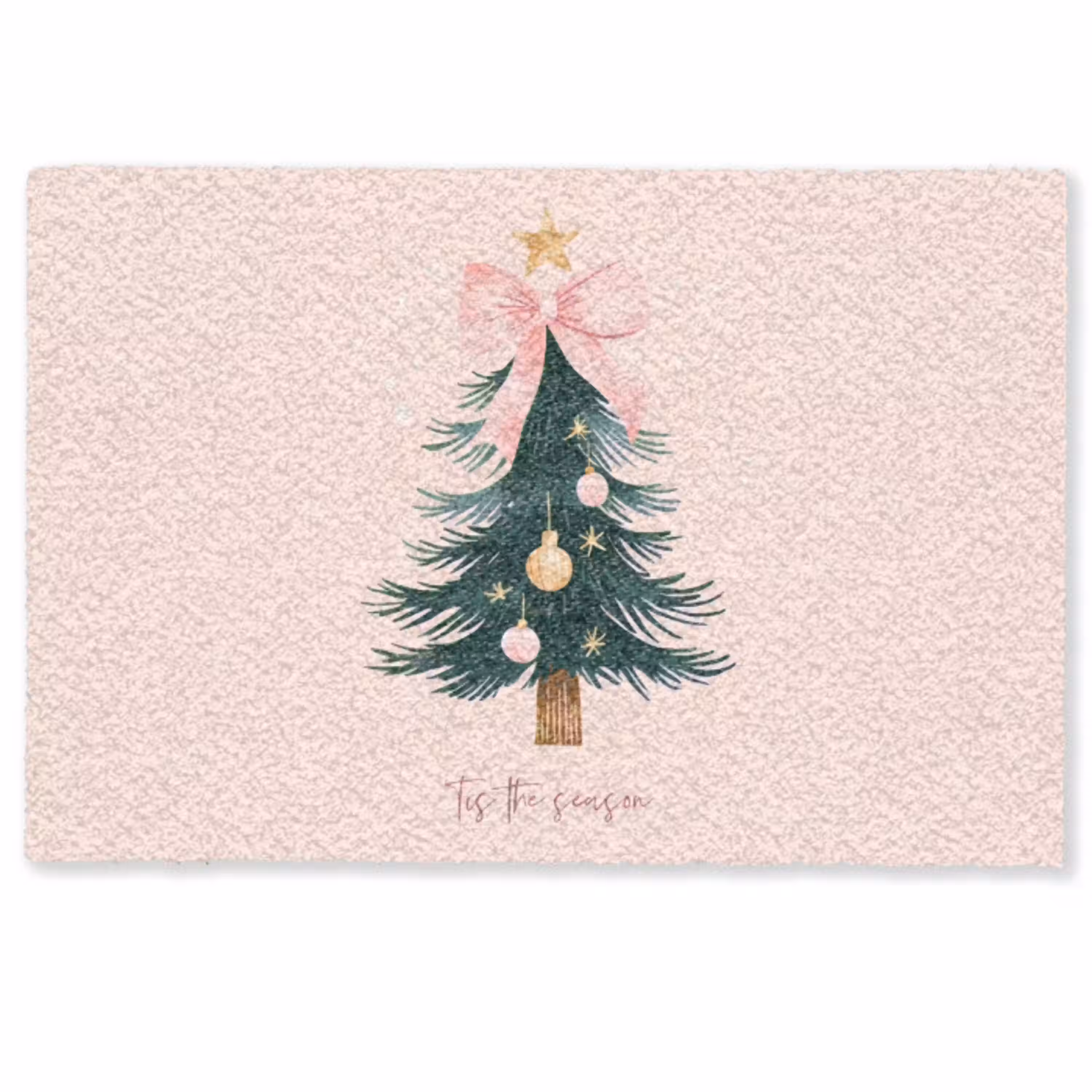Christmas Season - Kerst - Kerstboom - Roze Deurmat klein -zkaufland3d