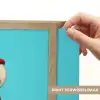 Ara - Koksmuts - Sokkel - Grappig Light Box met batterij (Wandlamp) middel -USP_websiteprintNL