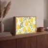 Bloemen - Paaseieren - Geel Light Box met batterij (Wandlamp) middel -sfeer2
