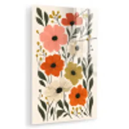Veldbloemen - Stengels - Blaadjes - Groen plexiglas 5mm klein -zzzproduct_nieuw