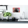 Graffiti - Chimpansee - Dieren - Street art - Banksy Muursticker klein -keuken