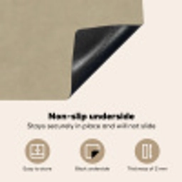 Zandkleur - Korrelige structuur - Beton Inductie beschermer vinyl 3mm middel 274 -vsfeer4_ENG