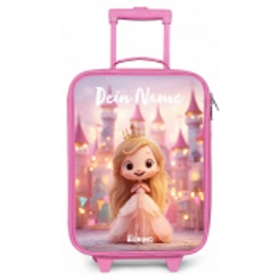 Prinses - Roze - Kasteel Kinderkoffer - Roze klein -zz3dotto