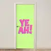 Groen - Neon - Quote deurposter klein -3d_beige