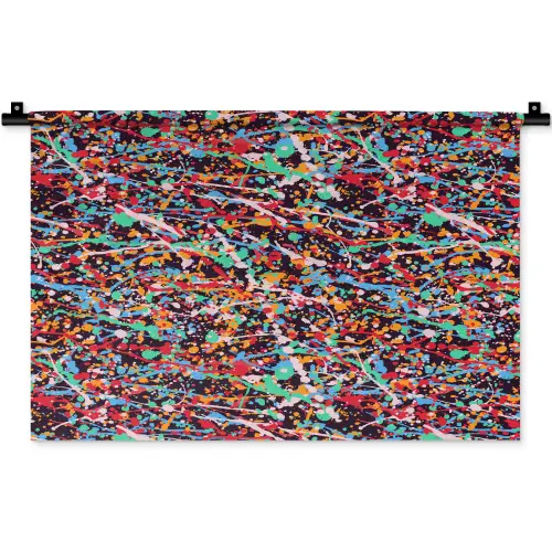 Spat - Abstract - Waterverf - Multi Wandkleed katoen klein 269 -zz3d
