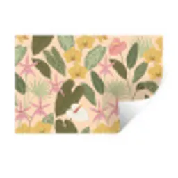 Patroon - Bloemen - Kleurrijk Muursticker klein -3d