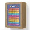 Getallen - Leren tellen voor kinderen - Getallenlijn - Cijfers - Ruimte Light Box met kabel (Wandlamp kind) klein -3d