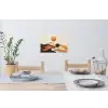 Zon - Heuvels - Boom - Abstract Muursticker klein -eettafel