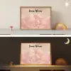 Eenhoorn - Wolken - Roze Light Box met batterij (Wandlamp kind) middel -sfeer3_kind