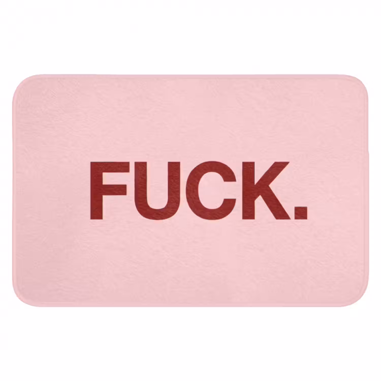 Badematte - Statement - Kraftvoll - Rosa
