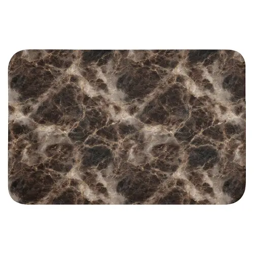 Bruin - Goud - Marmer Badmat klein 997 -3d
