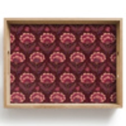 Bloemen - Waaier - Paars Dienblad Rechthoek middel 911 -z3d_shopping