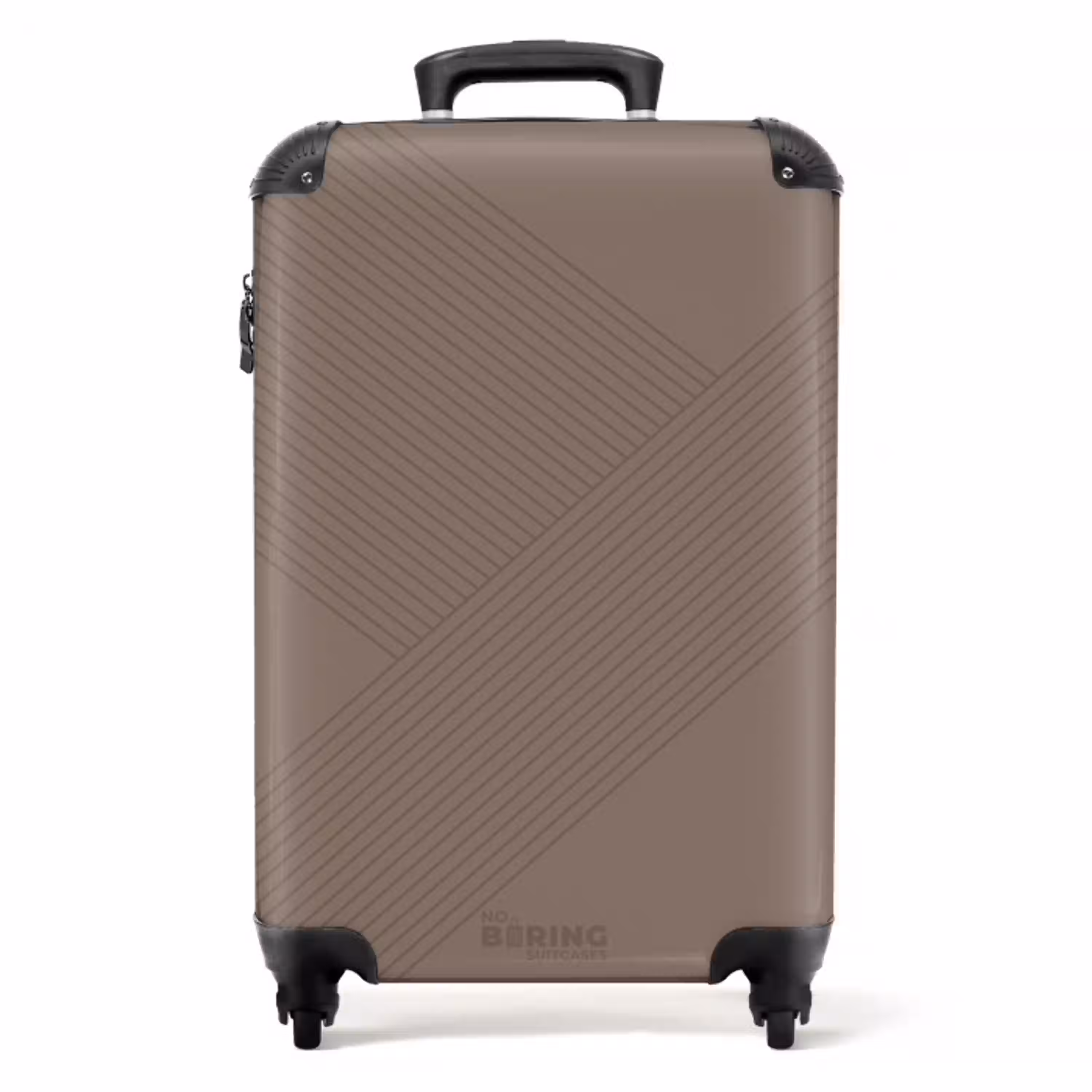 Minimal - Kruisende lijnen op NBS - Handbagage koffer - Unisex middel -productfoto_recht