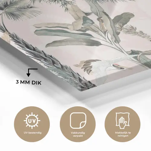 Tropisch - Bomen - Bladeren - Jungle plexiglas 5mm klein -sfeer2