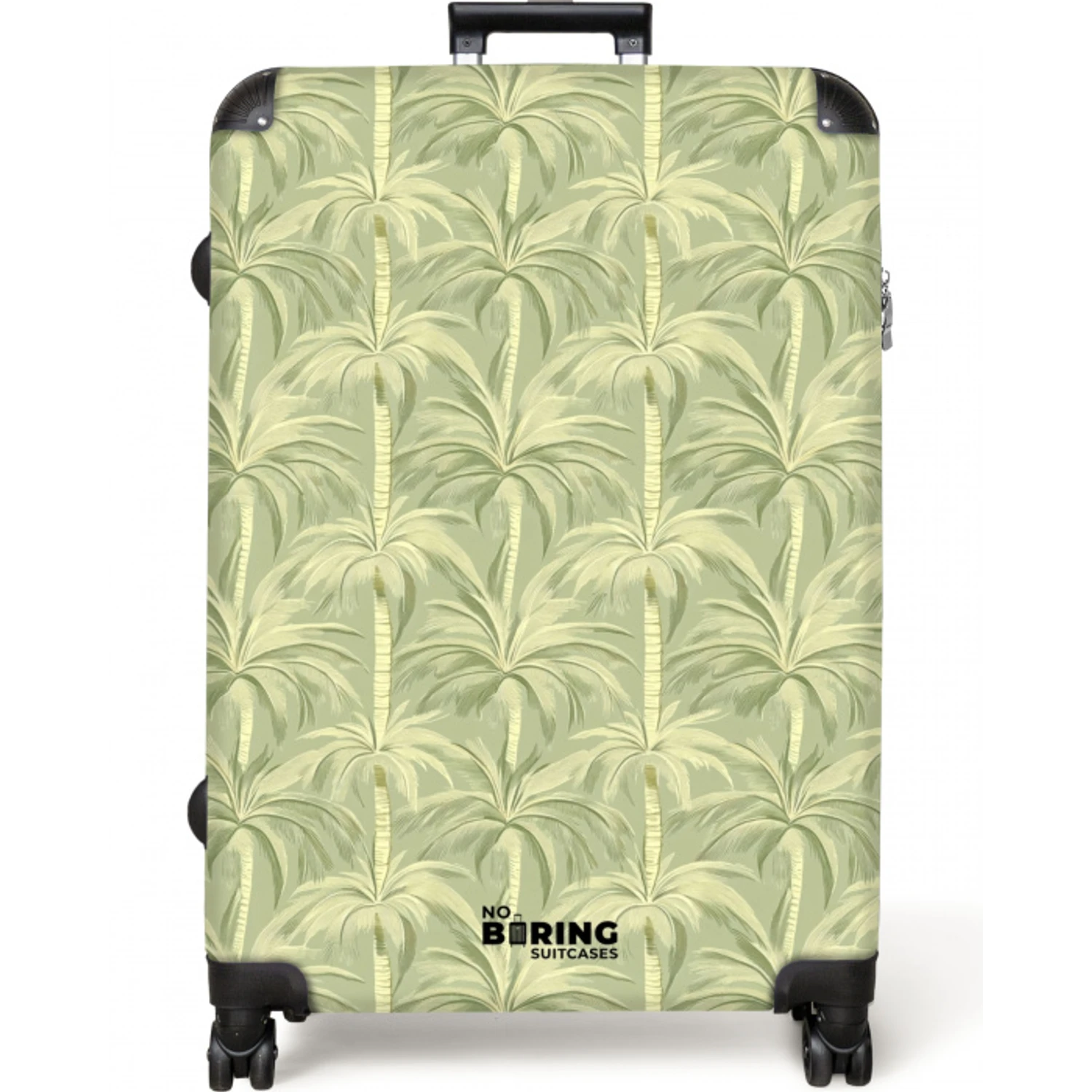 Palmwoud - Tropisch - Groen NBS - Large koffer - Volwassenen Unisex groot -zzzzzzzzkaufland2