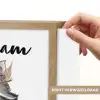 Wasbeer - Dier - Bosdieren Light Box met batterij (Wandlamp kind) middel -USP_websiteprintNL