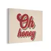 Oh honey - Rood - Schaduw PET vilt klein -3d