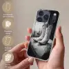 Wijn - Cowboylaarzen - Raamlicht - Wit Telefoonhoesje iPhone 17 Pro klein -sfeer3_NL