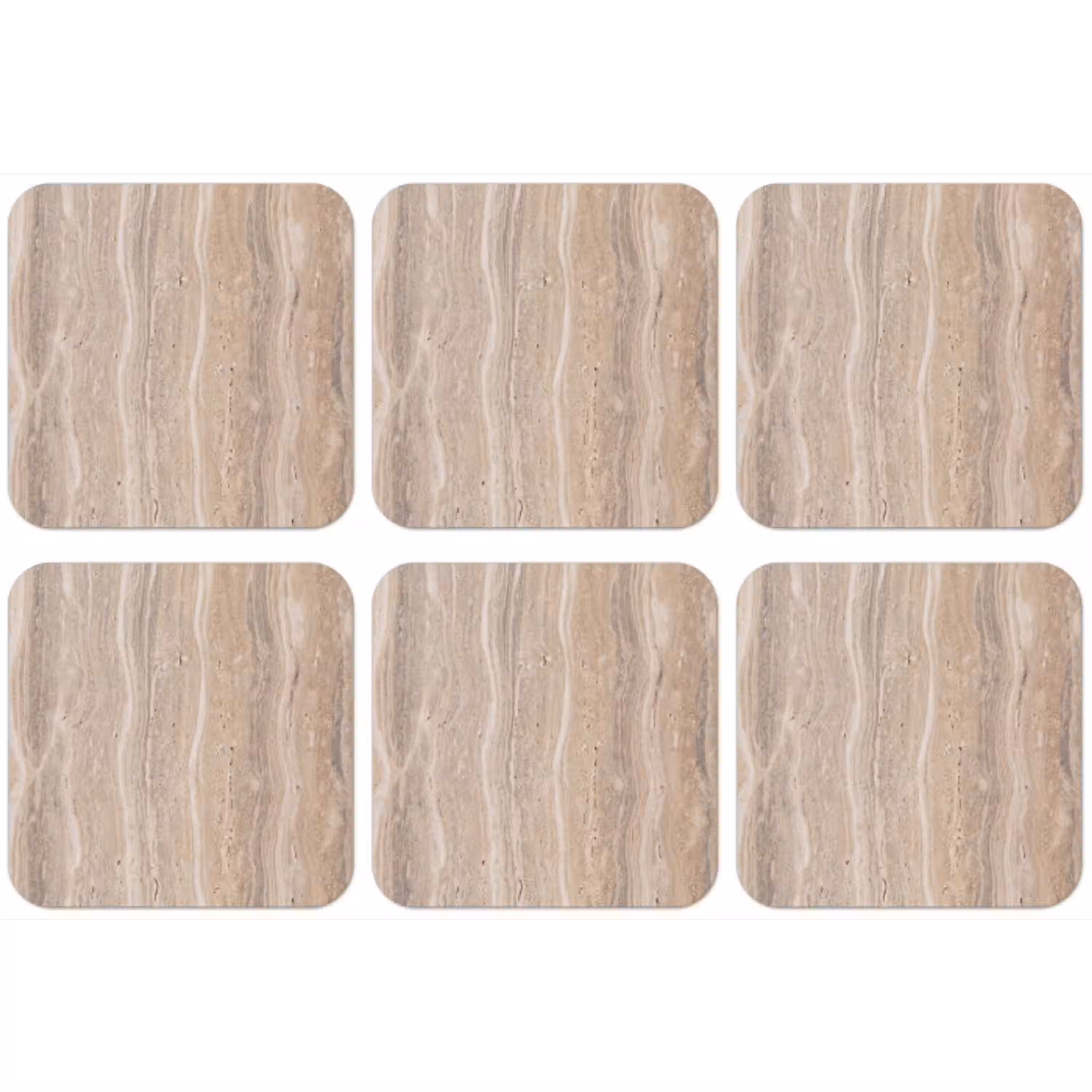 Steen - Patroon - Textuur - Natuurlijk - Beige onderzetter kurk middel -zkaufland3dotto