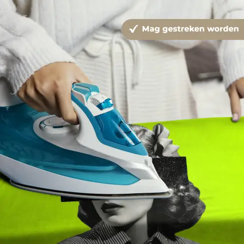 Vrouw - Sterrenhemel - Groen Wandkleed katoen klein -sfeer9