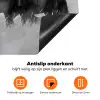 Paarden - Gras - Zwart - Wit Inductie beschermer vinyl 3mm klein -zzzzzzz-td-onderkant