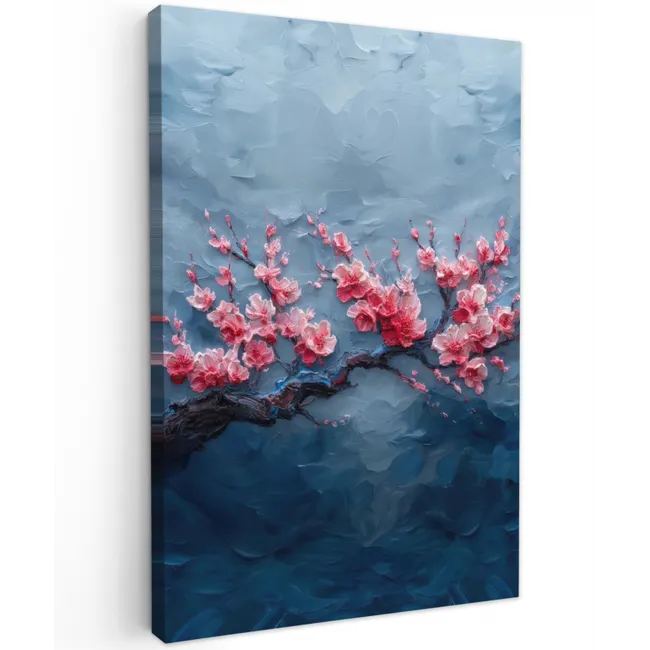 Bloesem - Bloem - Roze - Tak canvas 2cm klein -z3d