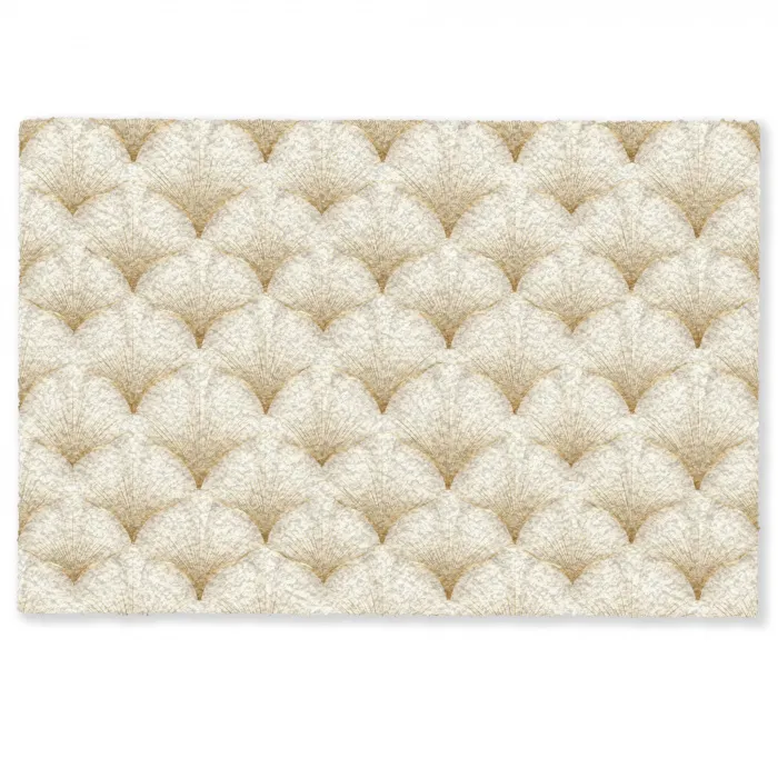 Waaier - Motief -  Goud Deurmat klein 898 -zkaufland3d