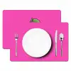 Kers - Roze - Fruit Placemat vinyl groot -zzsfeer2_Kitchenyeah-website