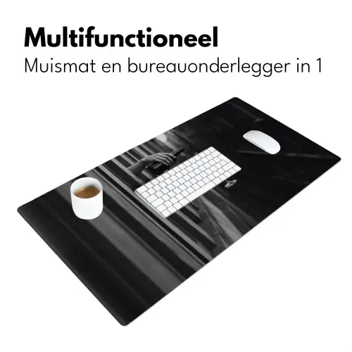 Wijnfles - Glas - Handen - Raam Muismat XXL klein -sfeer4