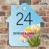 Gekleurde tulpen lucht - Klassiek Naambord Huisje klein -sfeer6
