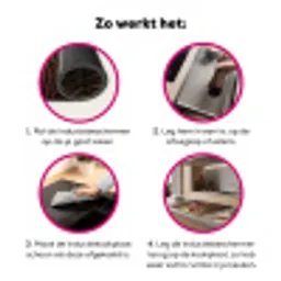 Pauw - Veren - Paars - Groen Inductie beschermer vinyl 3mm klein -wsfeer9_website