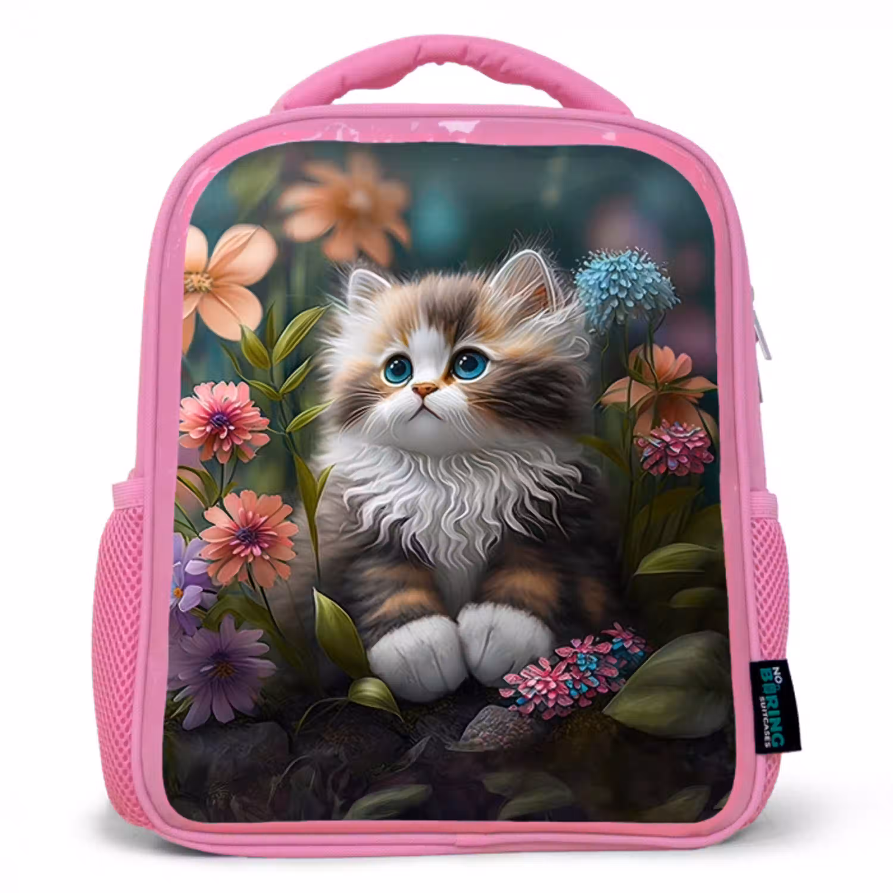 Snoezige Sjakie Kinderrugzak - Roze middel -3d