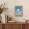 Paardenbloempluisje - Blauw - Lucht Light Box met kabel (Tafellamp) klein -sfeer2