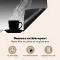 Harmonie in Zwart en Wit Inductie beschermer vinyl 3mm middel -usfeer4_FR