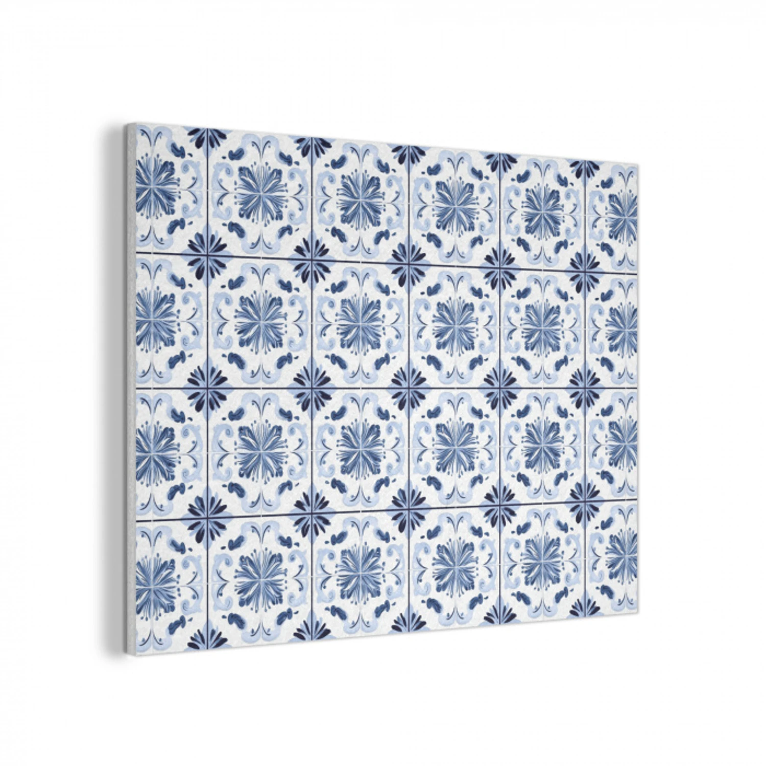 Patroon - Tegel - Blauw PET vilt klein 837 -3d
