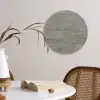 Patroon - Beton - Grijs Wandcirkel kunststof plaat 5mm dik klein 188 -sfeer4