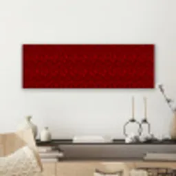 Rood - Vogel - Patroon canvas 2cm klein 828 -sfeer6