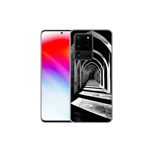 Gang - Bogen - Schaduw - Diepte Telefoonhoesje Samsung Galaxy S20 Ultra klein -dubbelS20Ultra