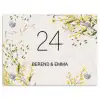 Gele bloemen - Klassiek Naambord Rechthoek middel -3d