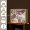 Marmer - Rood - Paars - Goud Light Box met batterij (Wandlamp) middel -USP_websiteoverzichtNL