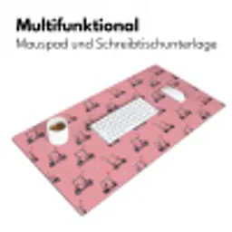 Golfkar - Retro - Roze Muismat XXL klein 681 -ysfeer4_duits