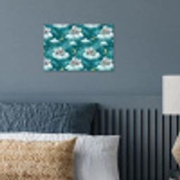 Koala's - Betoverend - Blauw poster papier klein 62 -sfeer2
