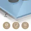 Vogel - Blauw - Eenvoudig plexiglas 5mm klein -sfeer2