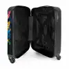 Hert met gewei in graffiti stijl NBS - Handbagage koffer - Kinderen Unisex middel -binnenkant