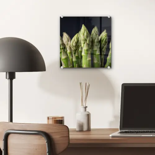 Asperges - Groen - Zwart plexiglas 5mm klein -sfeer6