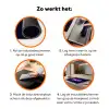 Neon - Love - Valentijn Inductie beschermer vinyl 3mm klein -zzzzzzz-td-werking